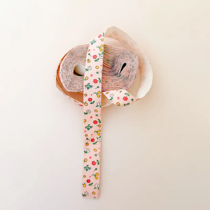 Cotton ribbon peach