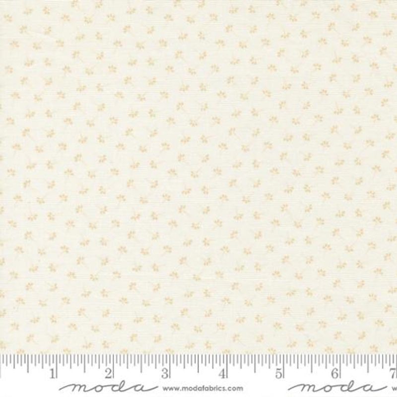 Summer End almond ditsy
