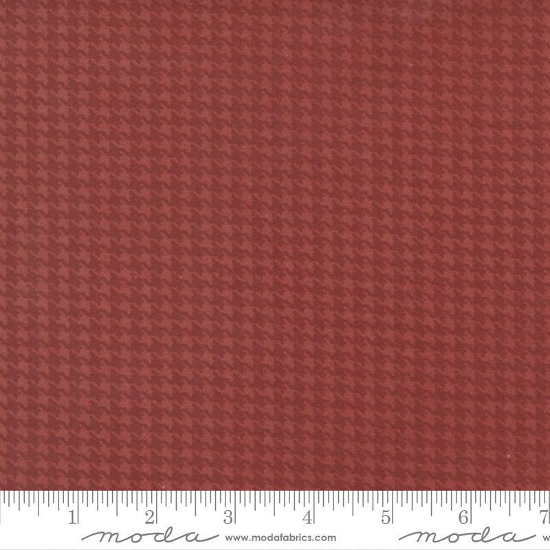 Autumn gatherings flanell rust houndstooth