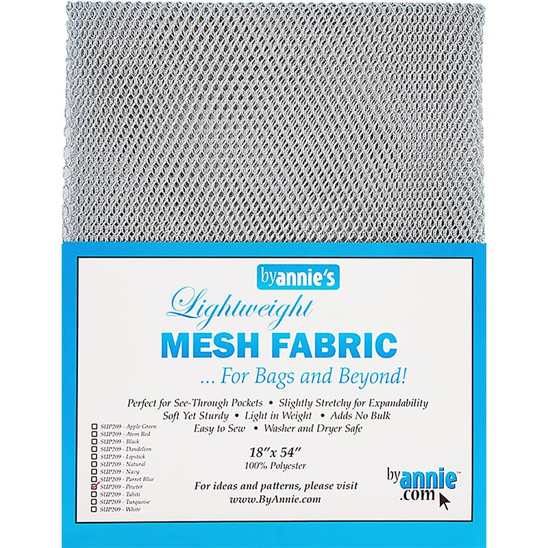 Mesh fabric grå