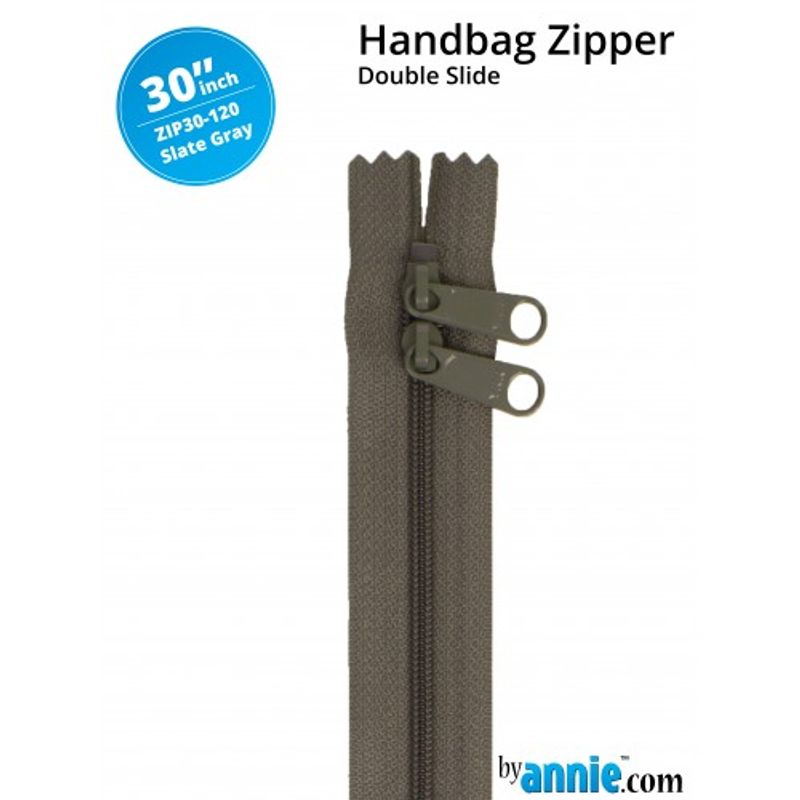 Glidelås slate gray 30 inch, By Annie
