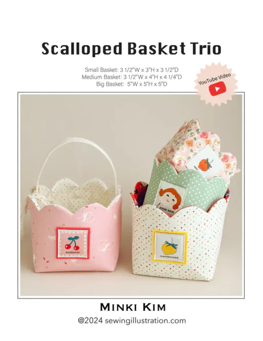 Hovedbilde Scalloped Basket Trio
