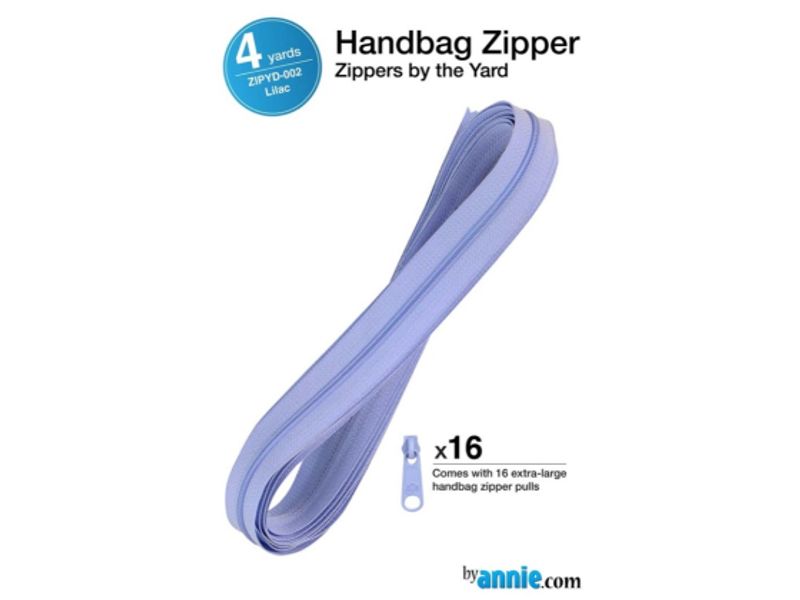 Glidelås metervis 4 yards lilac